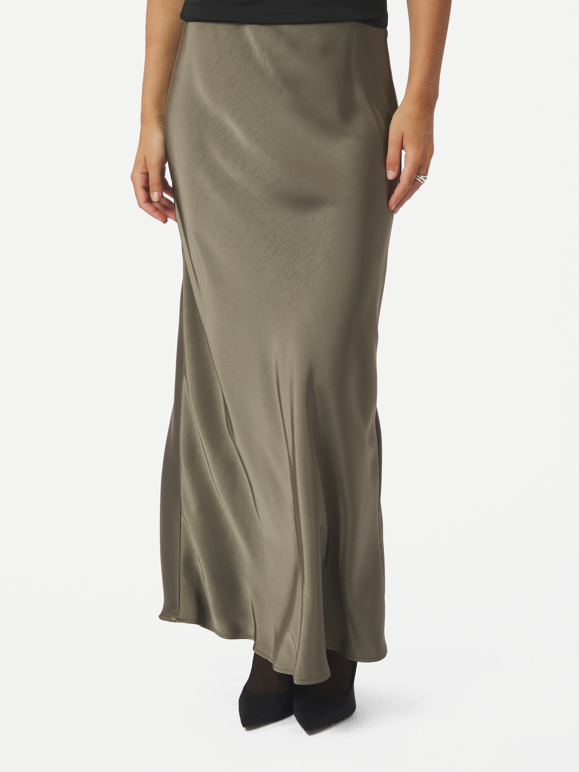 Vicky Heavy Sateen Skirt
