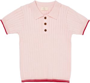 RIB KNITTED POLO