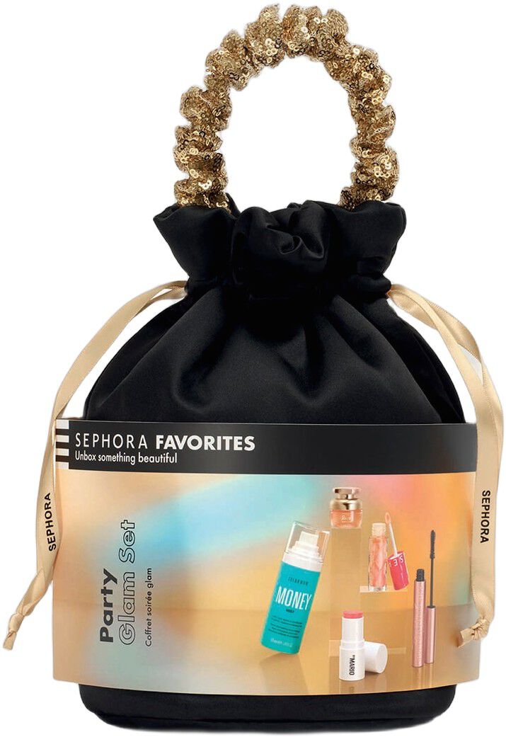 Party Glam Set - &AElig;ske med makeup, h&aring;r og parfume