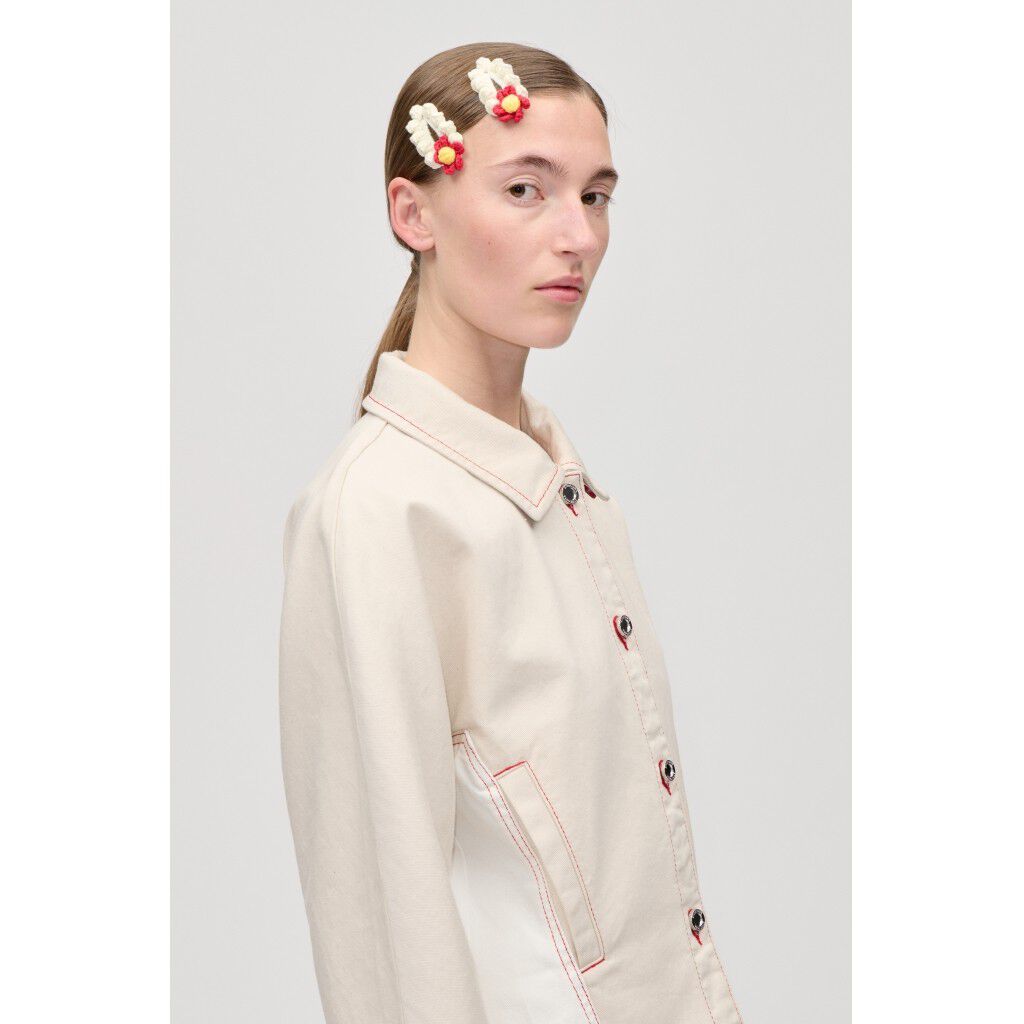 2477 Hair Accessories, Hand Crocheted Hair Clip