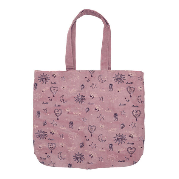 Corduroy Totebag Purple Theatre Magic
