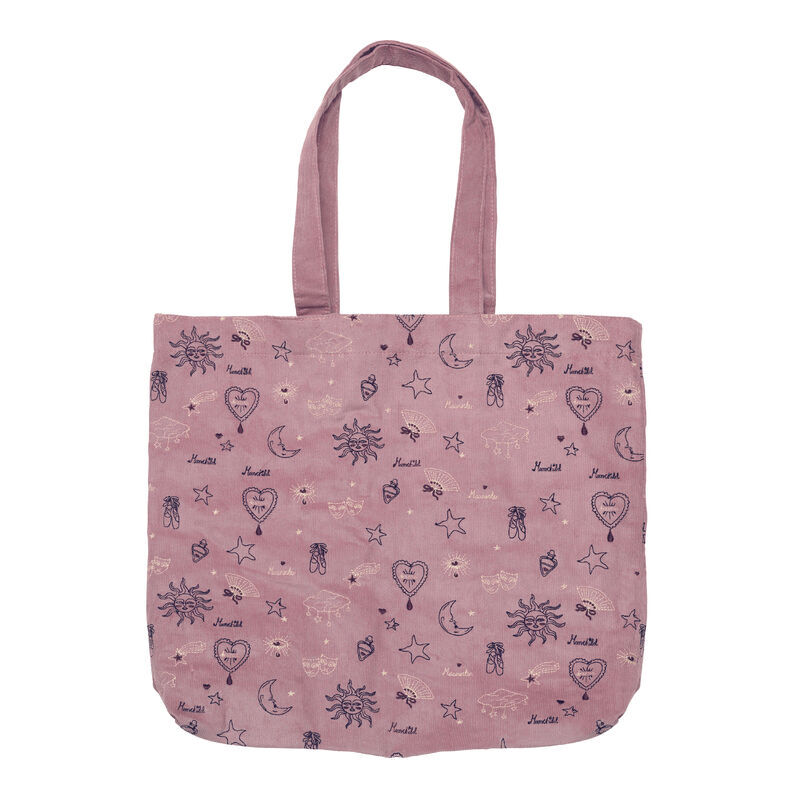 Corduroy Totebag Purple Theatre Magic