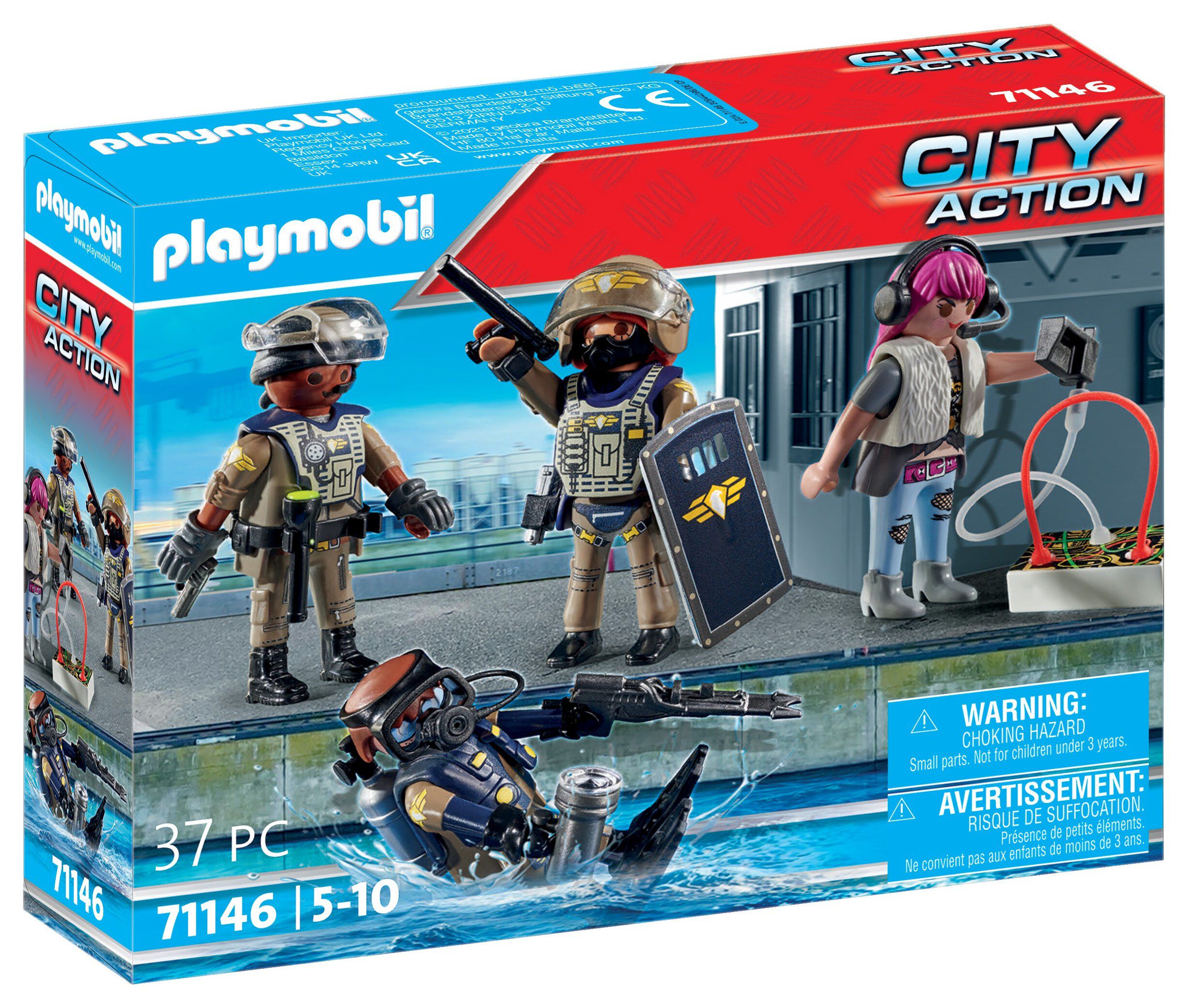 Playmobil Tactical Unit Figure set