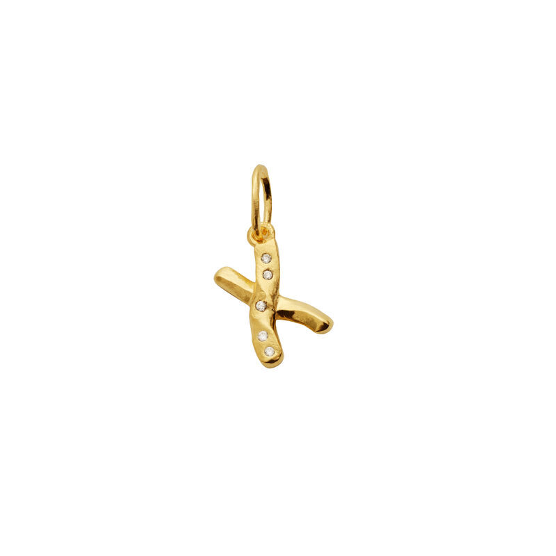 Alphabet Pendant Gold