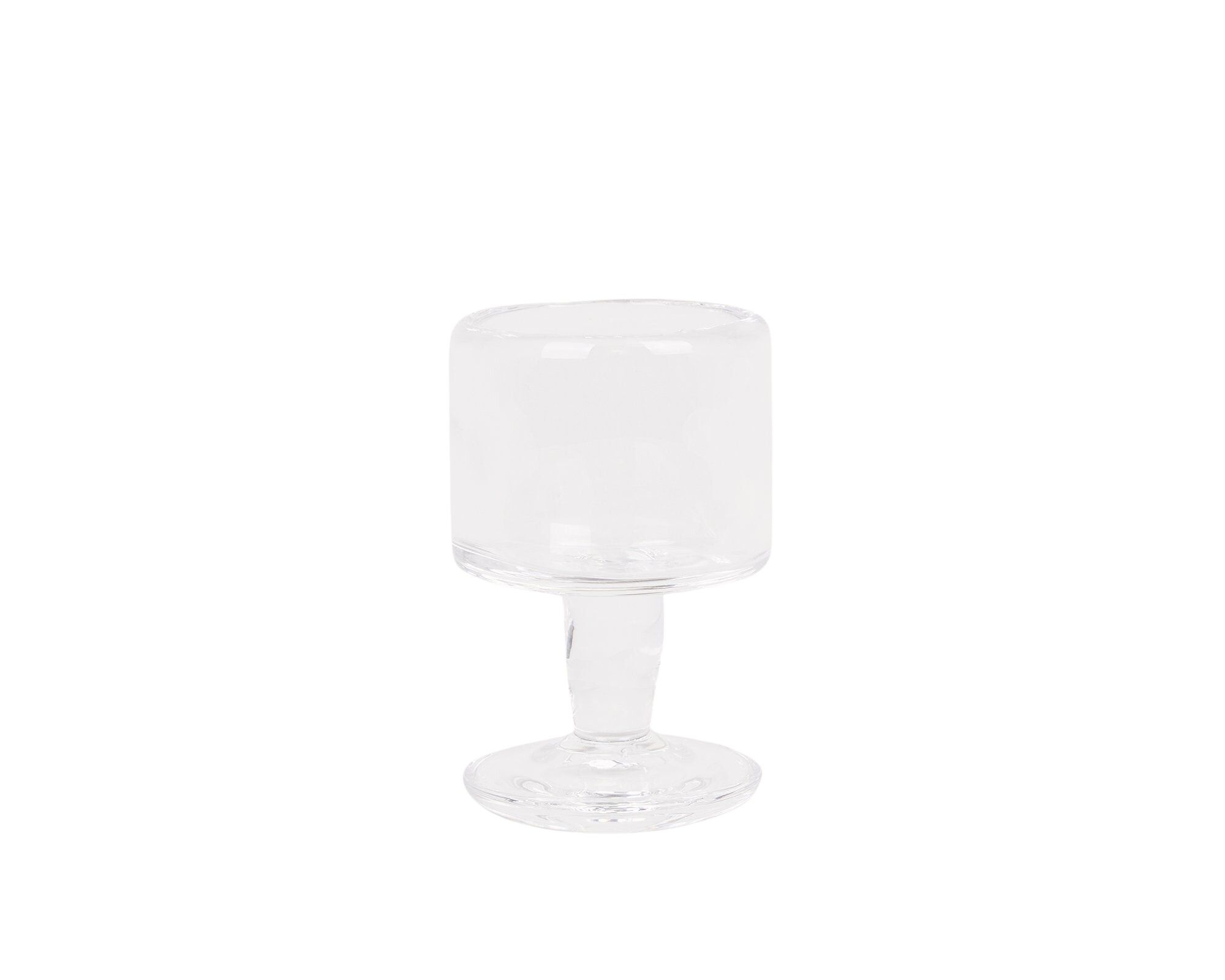 0405 Stem Glass Set of Two | Clear | Small