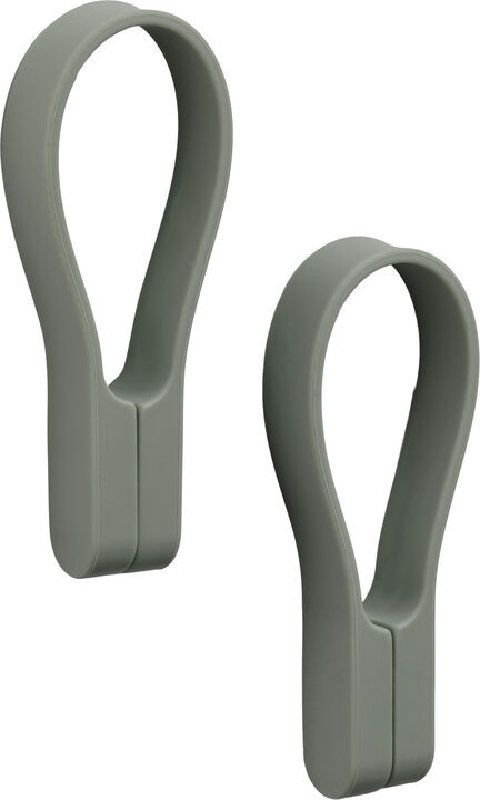 Håndklædestrop Loop magnet 2 stk. Olive green