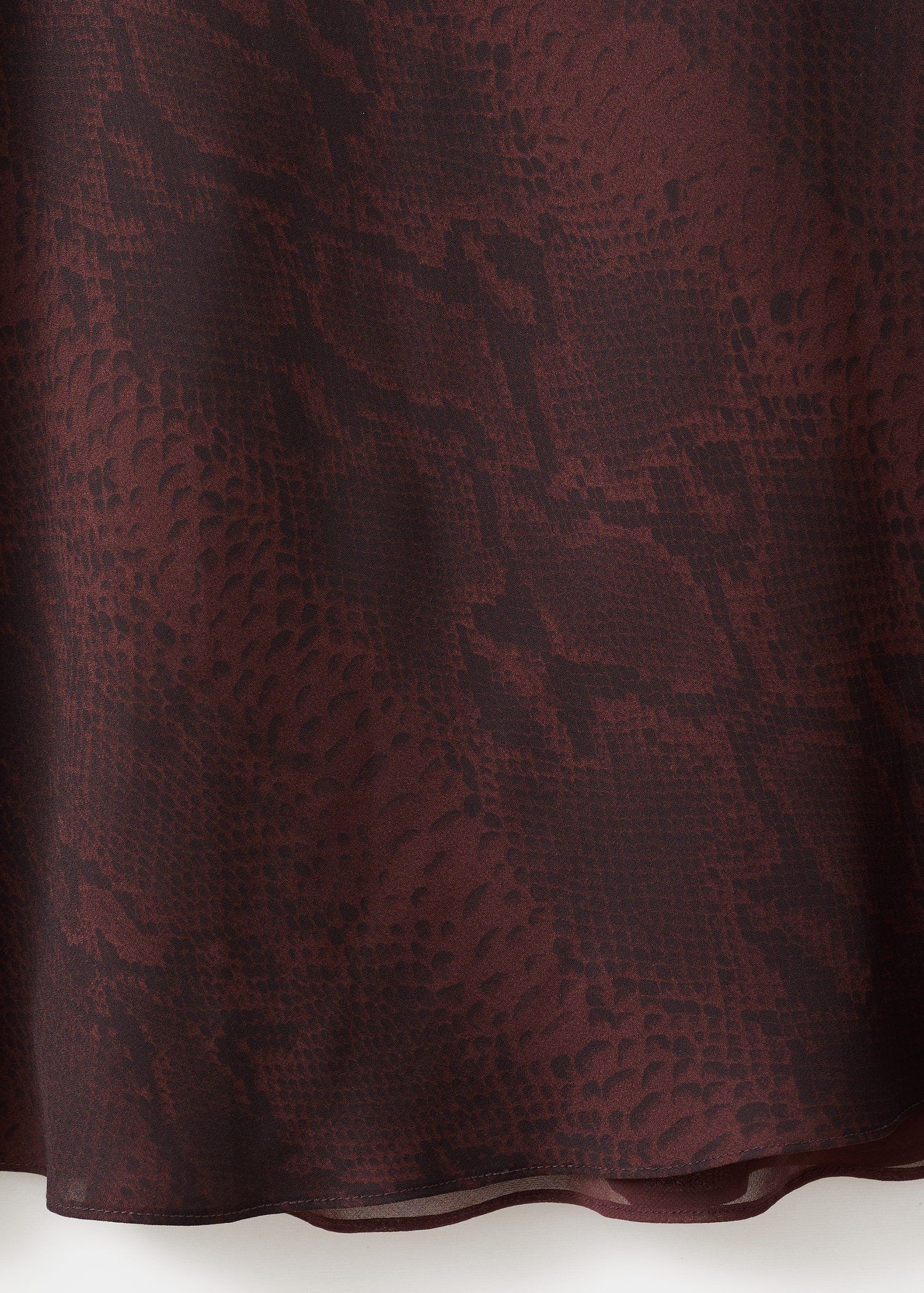 A-line animal-print dress