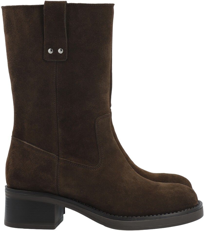 BIAMARY Mid Pull On Boot Suede