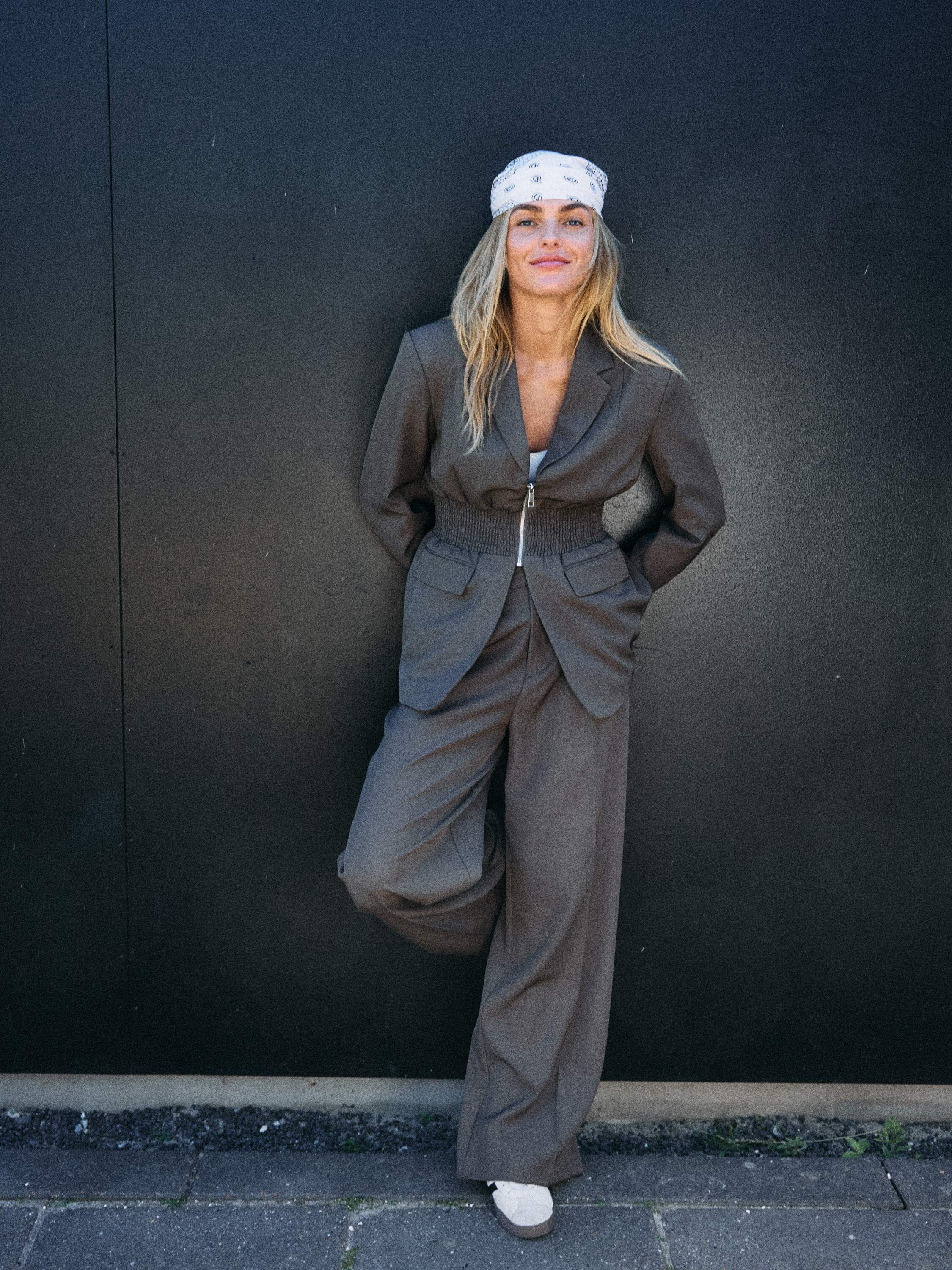 NMIRIS L/S SMOCK FITTED BLAZER