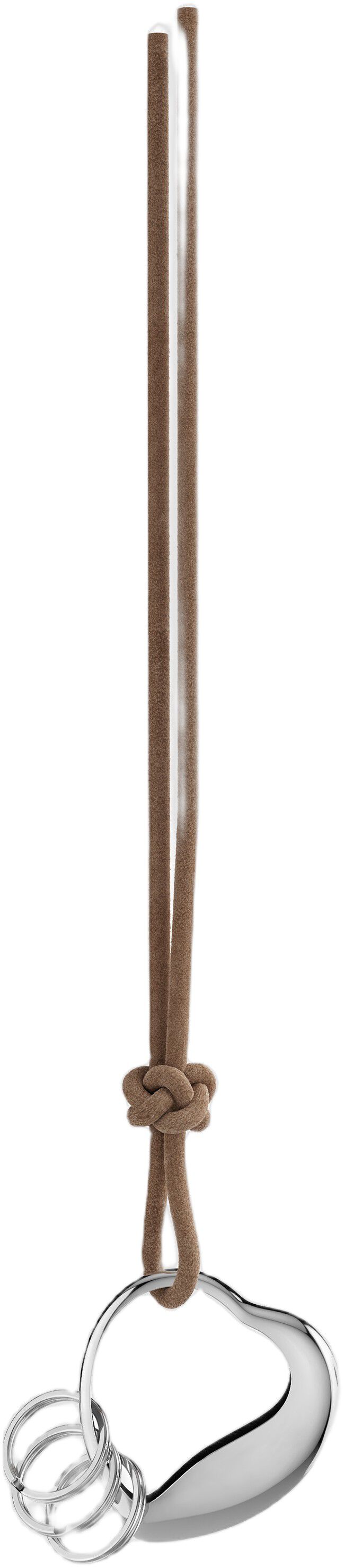 HEART KEYRING STAINLESS STEEL