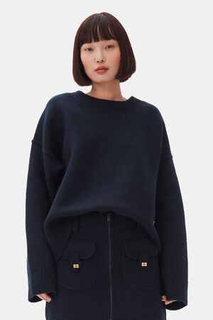 Boiled Wool O-Neck