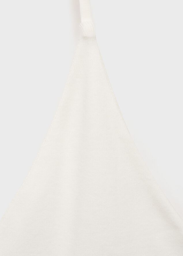 Open-back cotton top