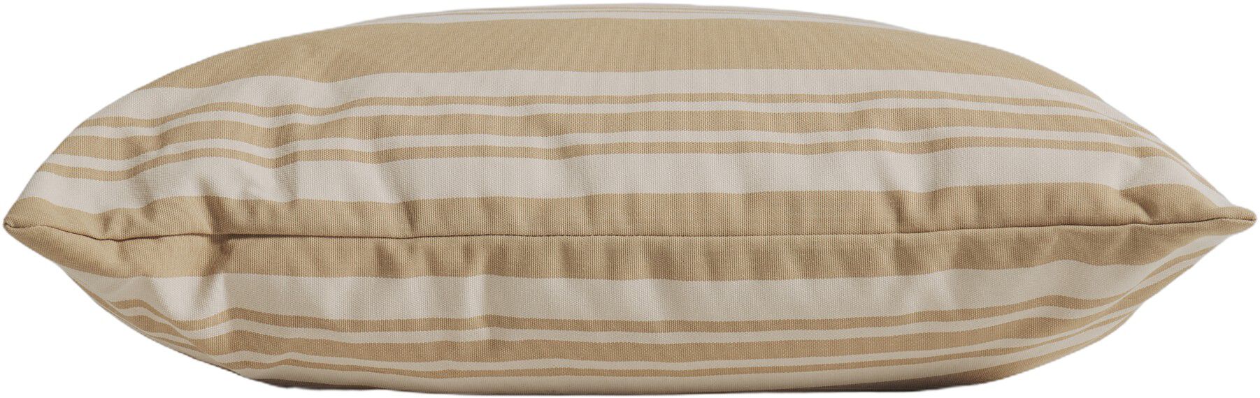 Fossflakes udend&oslash;rspude 50x50 cm. Beige stribet