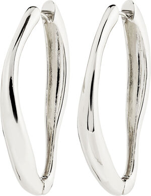 DUNE hoop earrings silver-plated
