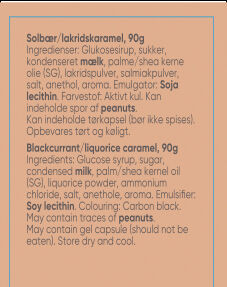 &Oslash;sters&oslash;ens Perle, 90g d&aring;se (solb&aelig;r-lakrids)