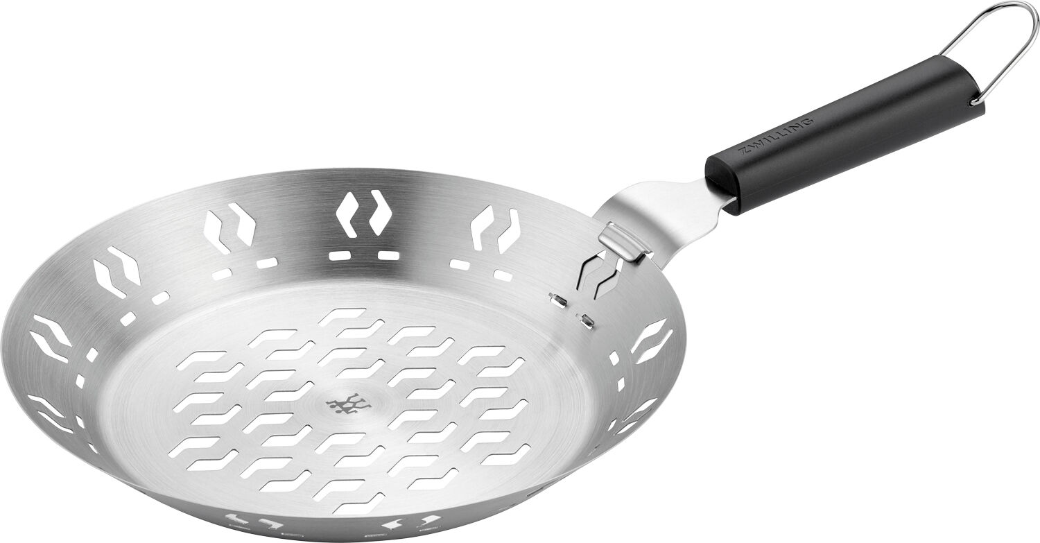 BBQ+ Grillkurv med h&aring;ndtag S&oslash;lv Rund