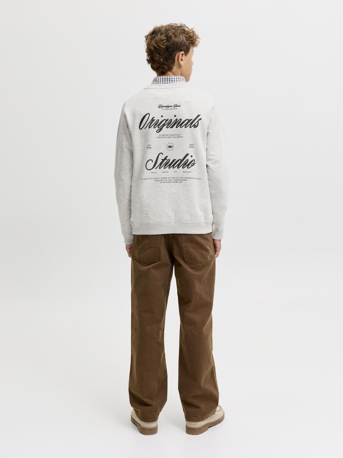 Jornorrebro Typo Back Sweat Cn Jnr