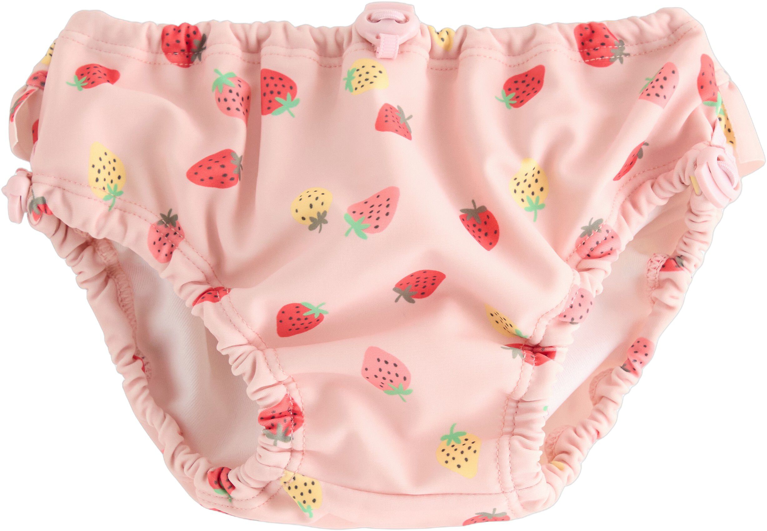 Elastic bathing briefs to prevent o