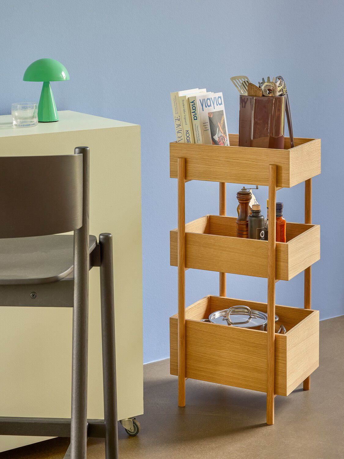 Mush Portable Lamp Green