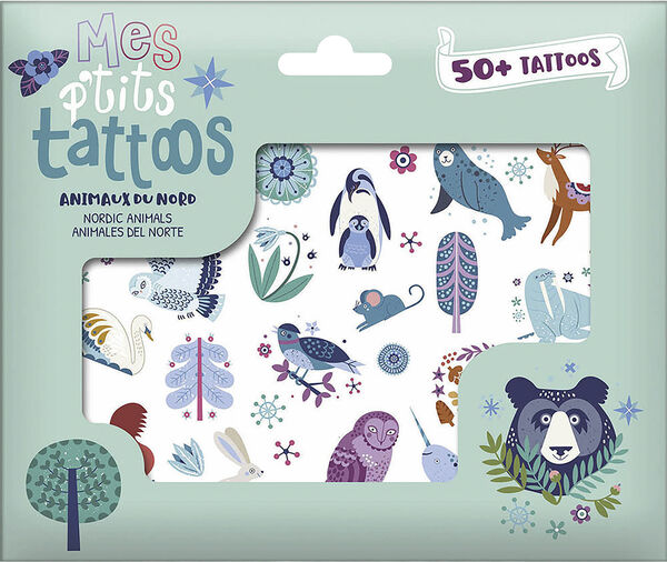 Auzou - Little Tattoos - Nordic Animals