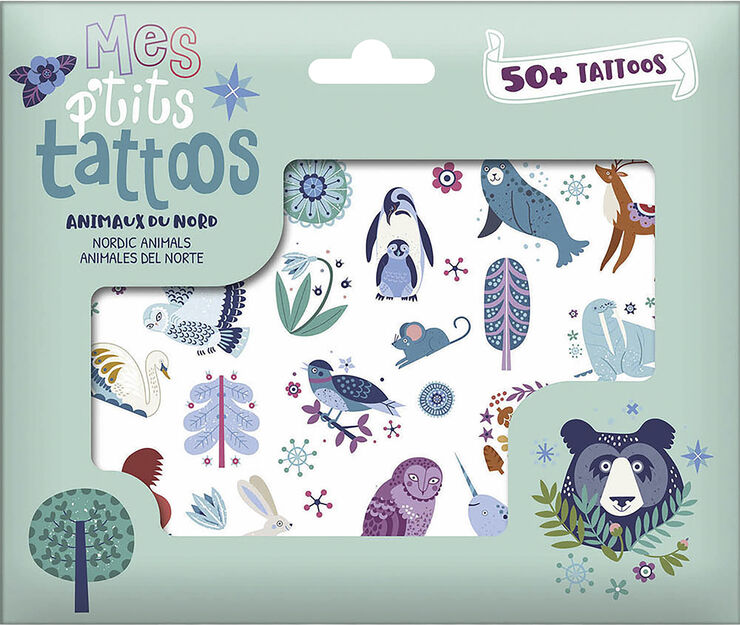 Auzou - Little Tattoos - Nordic Animals