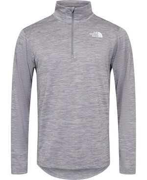 M 24/7 RAGER L/S 1/4 ZIP TEE PEARL