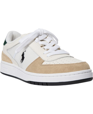 Court Leather-Paneled Sneaker