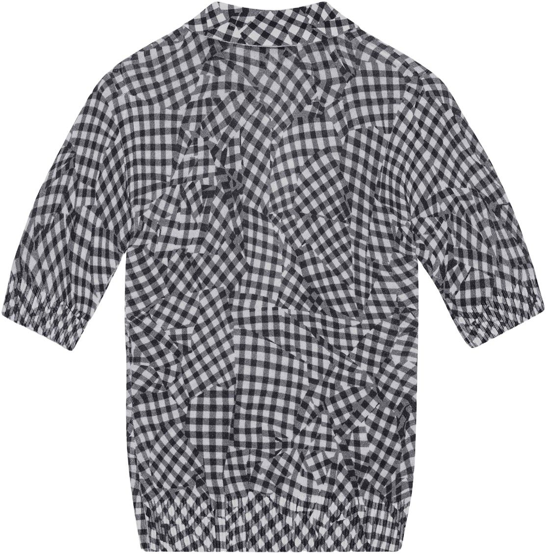 Sheer Cotton Printed Polo