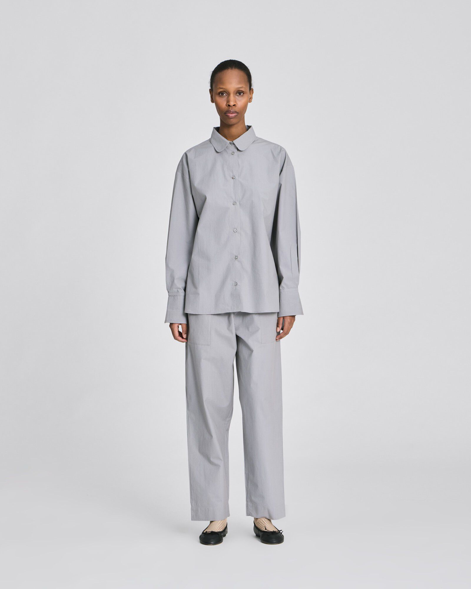 Luna L/S Poplin Shirt GOTS