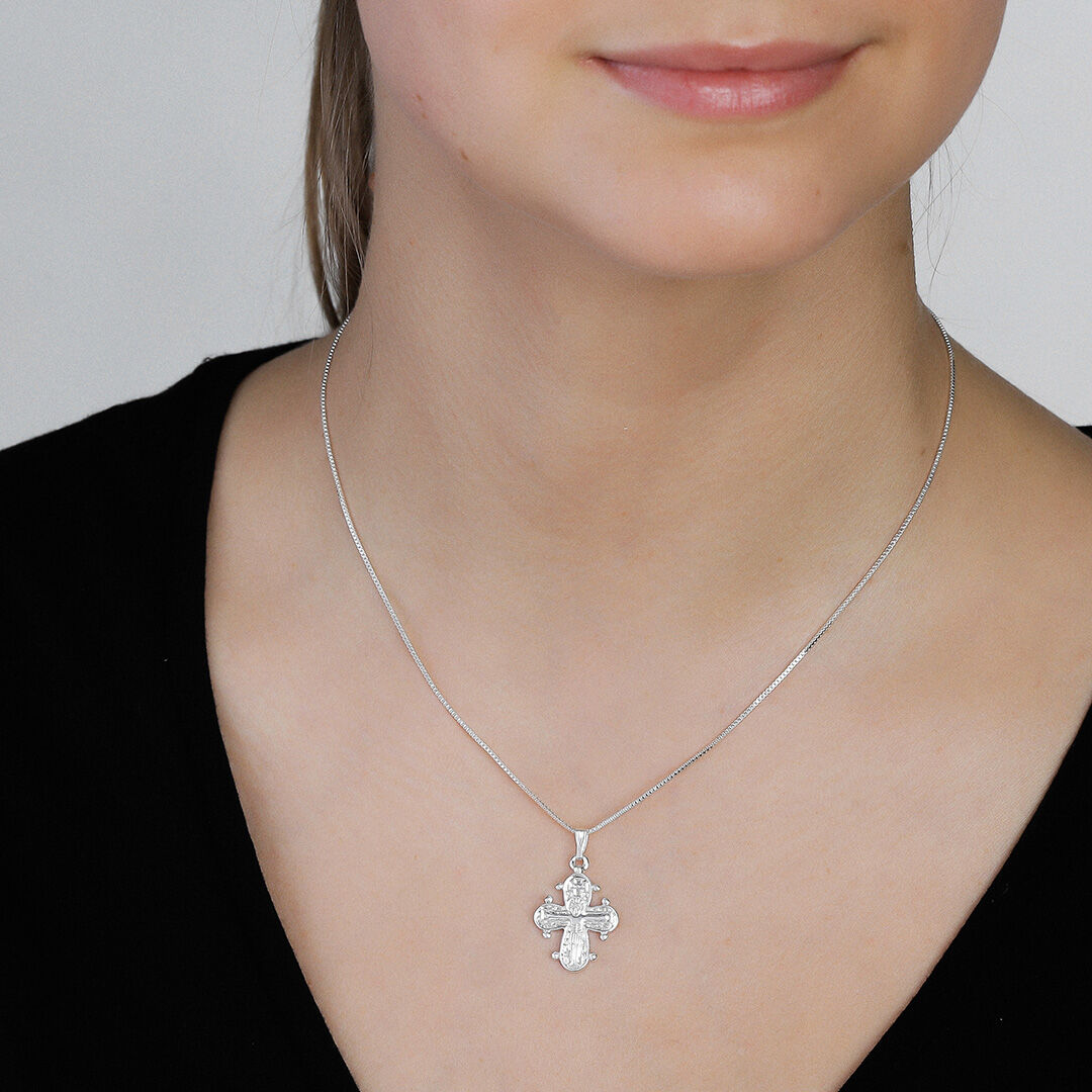 Halsk&aelig;de : Dagmar : S&oslash;lvbelagt