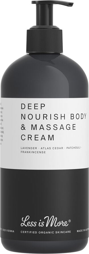 Organic Deep Nourish Body & Massage Cream lavender