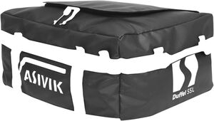 ASIVIK Travel Duffel 55L, Black