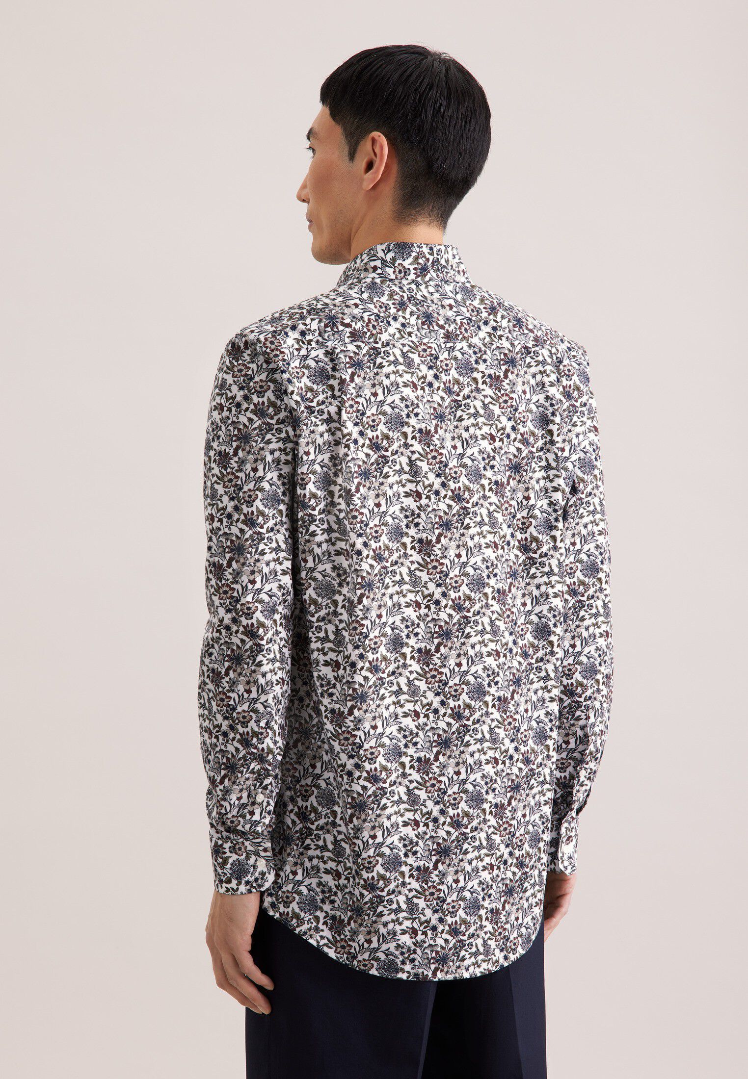 Business shirt Regular 1/1 Kent-Collar Print
