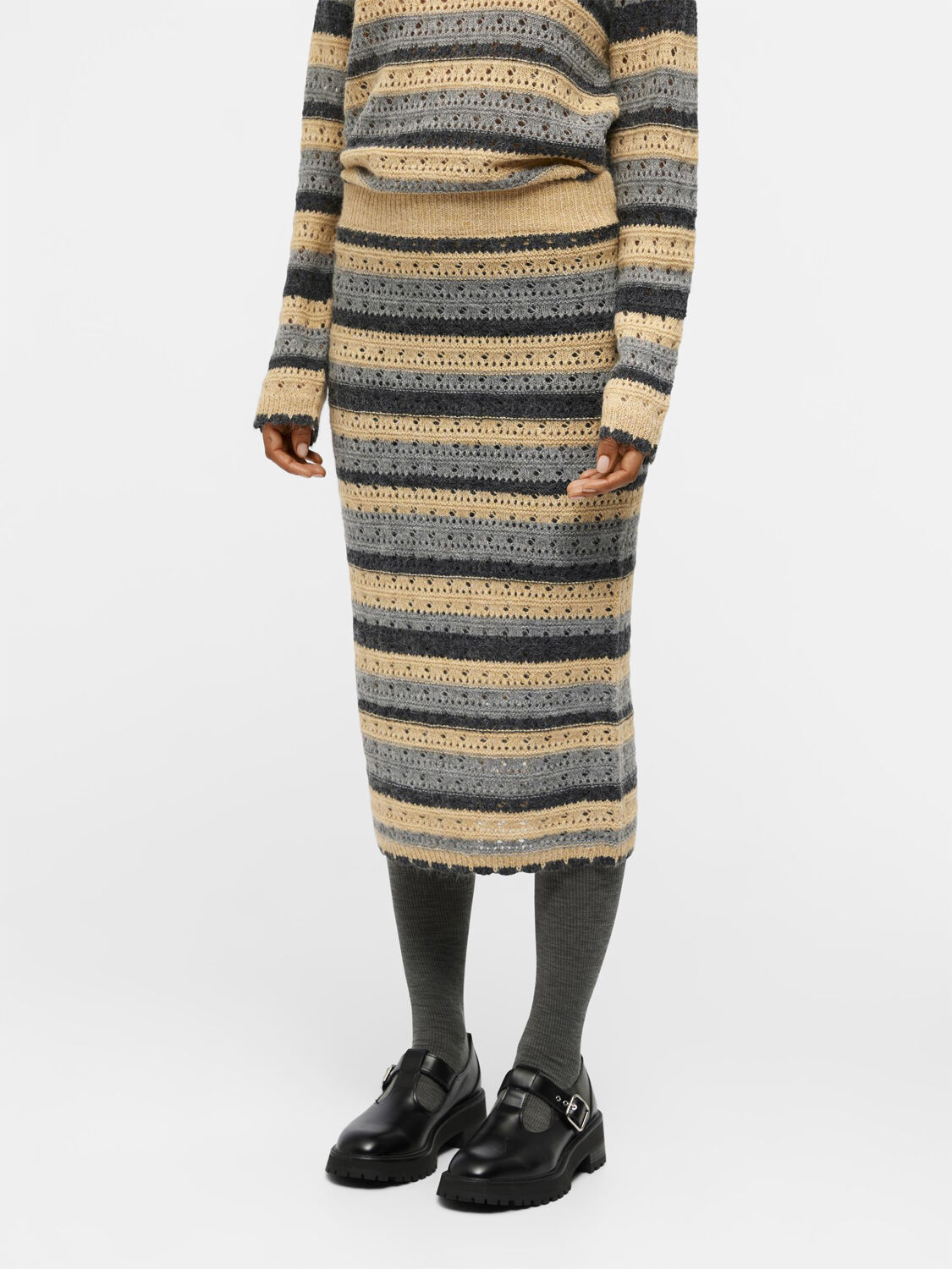 OBJSARO HW KNIT SKIRT 130