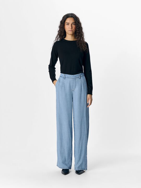 OBJFRAME LISA WIDE MW PANTS NOOS