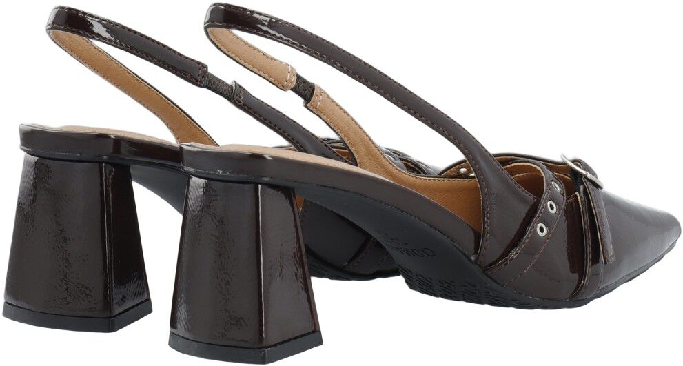 BIAMARALYN Buckle Slingback Faux Leather