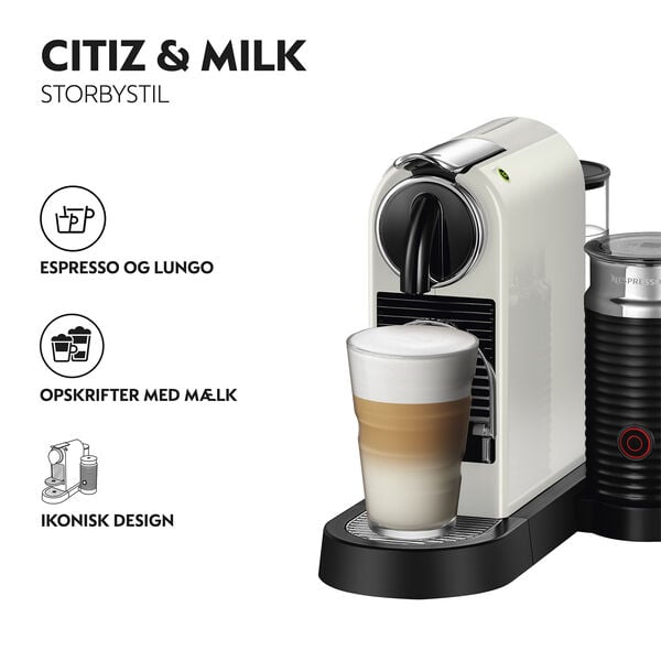 NESPRESSO® CitiZ&Milk kaffemaskine DeLonghi