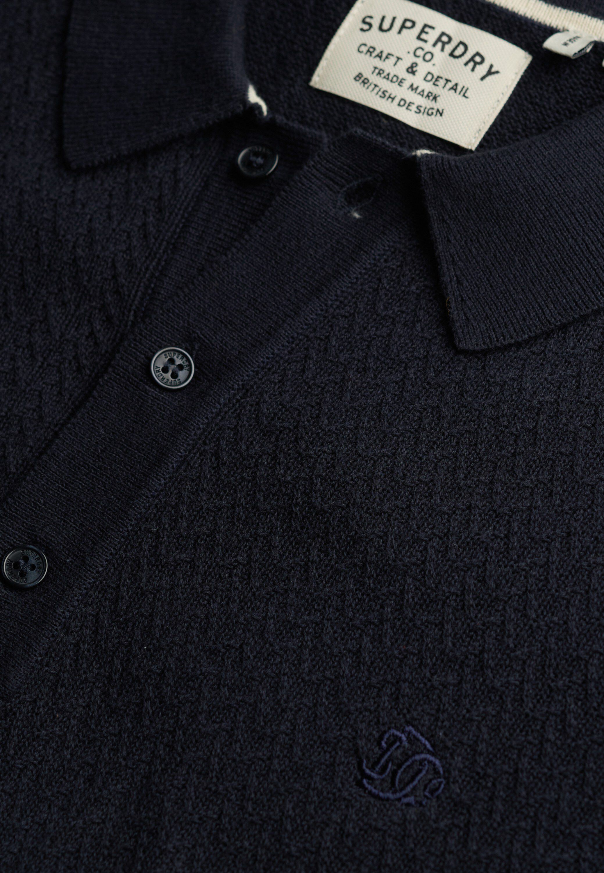 KNITTED TEXTURE S/S POLO