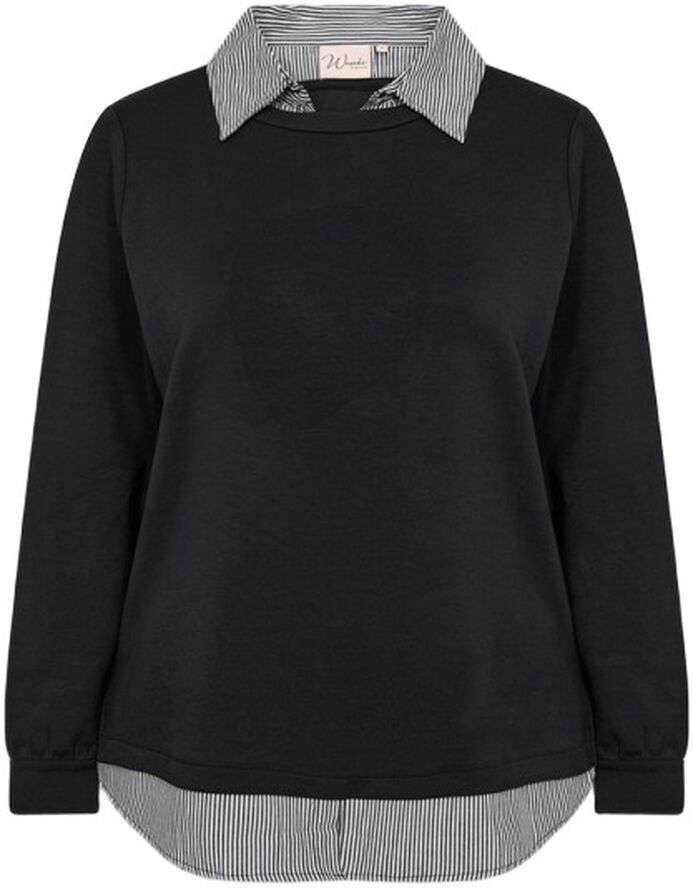 Curvy WA-SABINA 63 Sweatshirt Sort