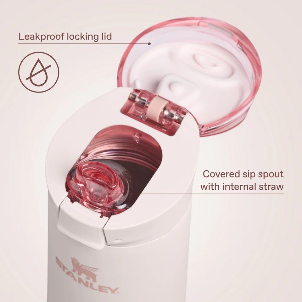 Stanley Quencher ProTour Flip Straw Tumbler 0. 59L Rose Qua
