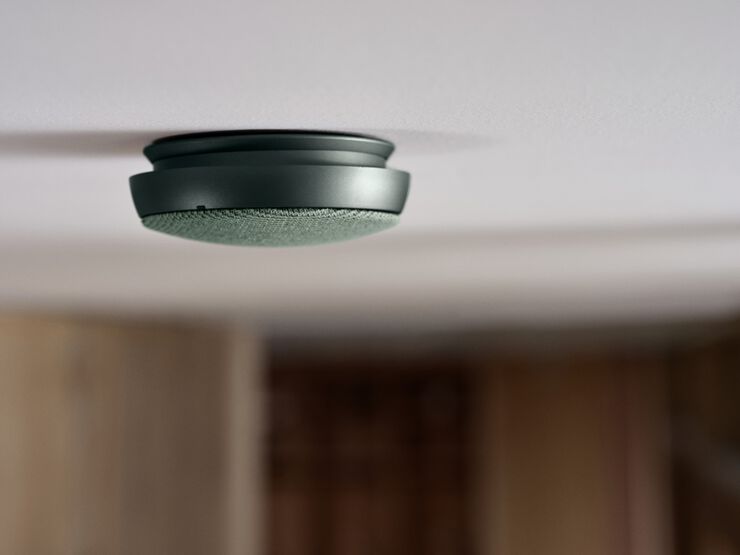 Røgalarm optisk 10 cm Grøn