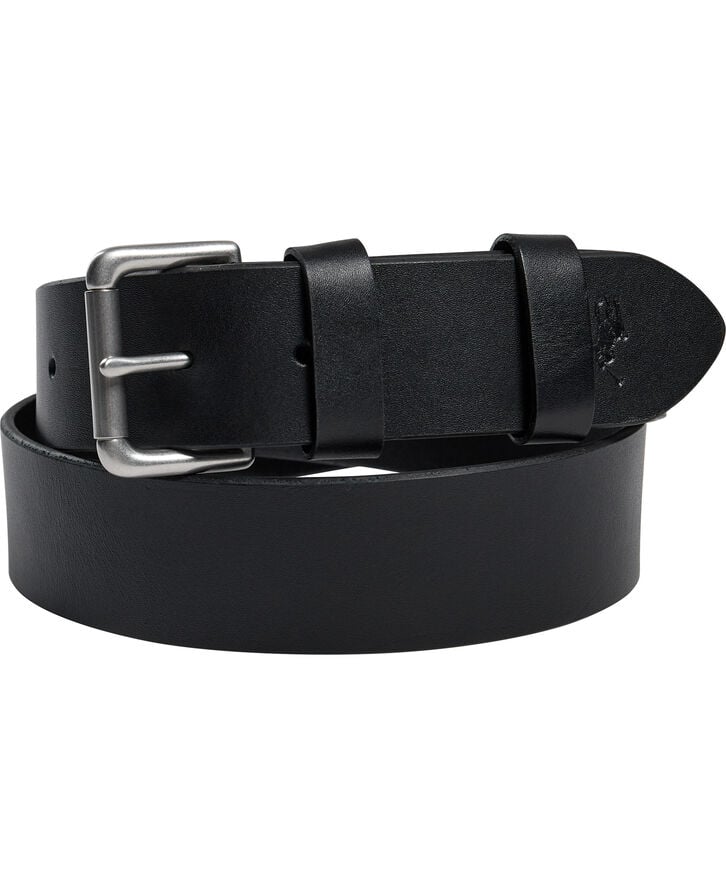 Leather Roller-Buckle Belt
