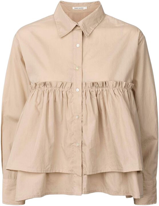 Poplin frill shirt - Shaker