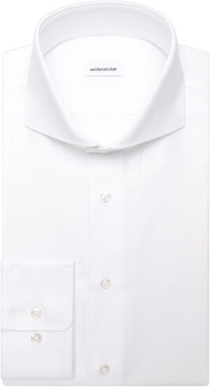 Business shirt Slim 1/1 Shark Collar Herringbone