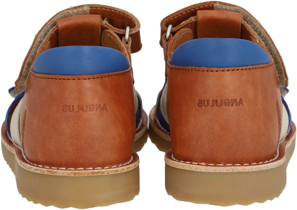 Colourblock l&aelig;dersandal