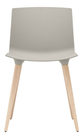TAC Chair plast Grey / Oak white pigm. lacquer