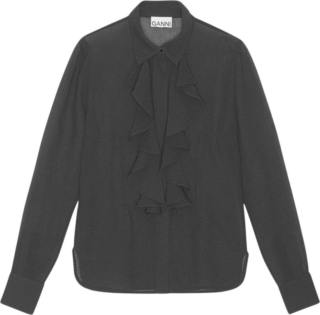 Chiffon Ruffle Shirt