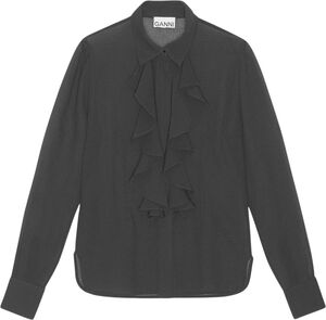 Chiffon Ruffle Shirt