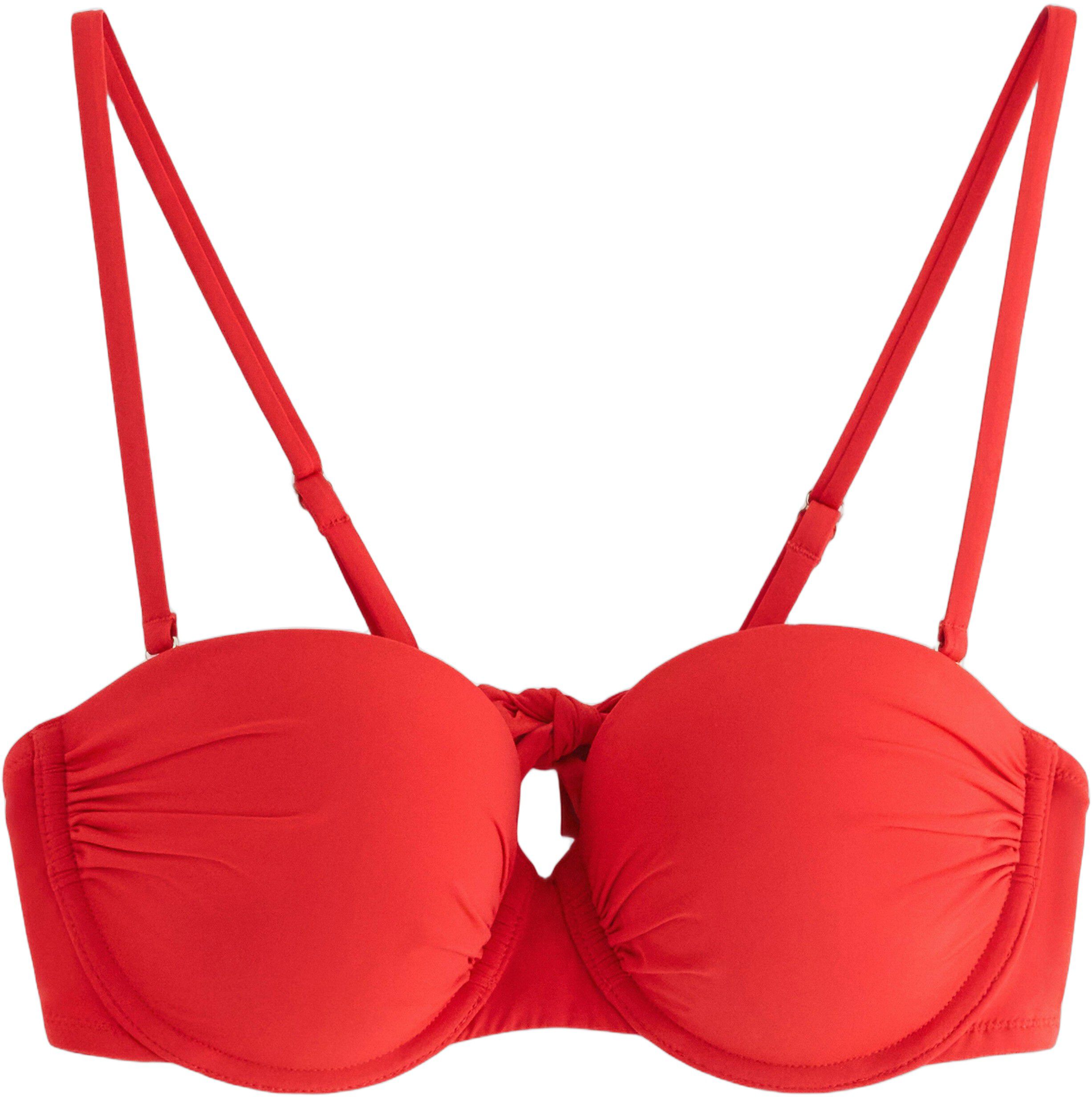 Vatteret balconette bikini-bh med b&oslash;jle