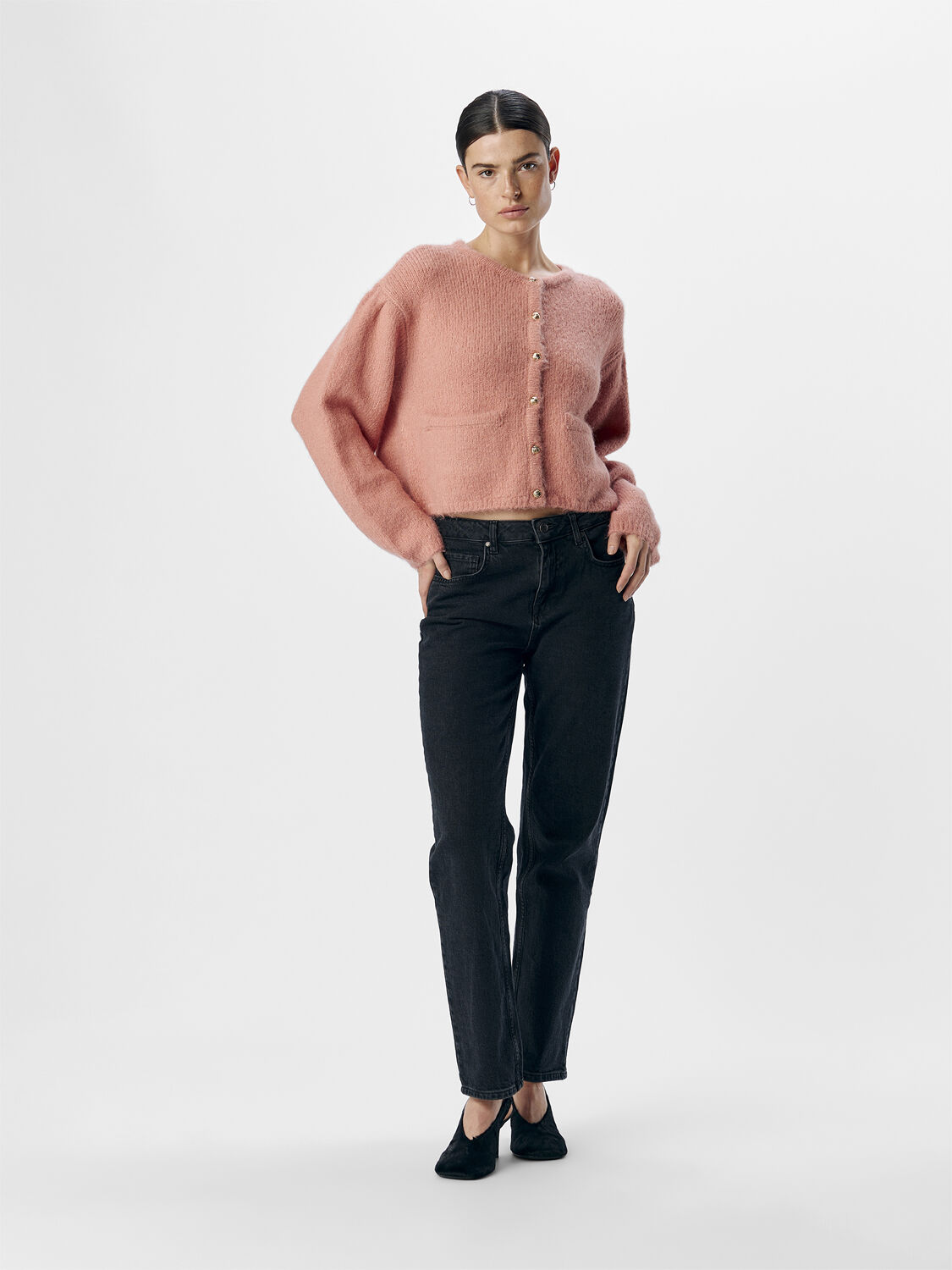 OBJSAGGIA LO L/S KNIT CARDIGAN 135